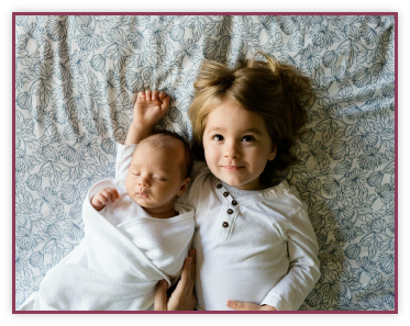 Sibling with new addition to the family