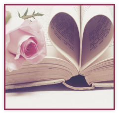 Heart shaped book pages